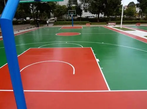荆门户外厂区球场翻新，地坪翻新修补工作